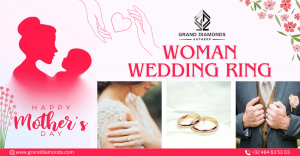For Her Forever: Grand Diamonds Woman Wedding Ring - Mom's Day Special